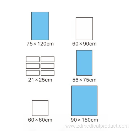 High absorption capacity Delivery set Surgical Drapes